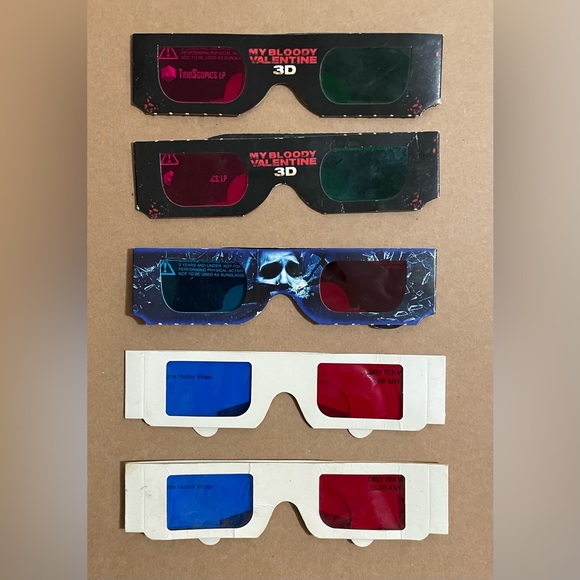 HORROR 3D Glasses from Nightmare on Elm Street - Saw VINTAGE Final Destination - Picture 2 of 2